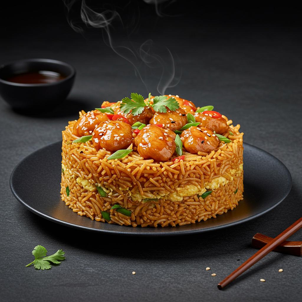 Chicken Triple Schezwan Fried Rice